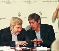 El ministro Rogelio Frigerio y el secretario de Asuntos Políticos, Adrián Pérez, quieren insistir. (Fuente: Jorge Larrosa) (Fuente: Jorge Larrosa) (Fuente: Jorge Larrosa)