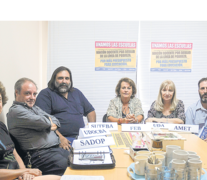 Los distintos gremios docentes de la provincia de Buenos Aires se unieron ayer en el reclamo. (Fuente: Télam) (Fuente: Télam) (Fuente: Télam)
