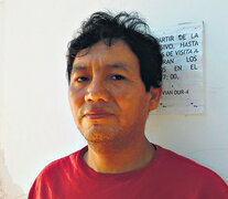 César Arias, dirigente de la comunidad guaraní Happo P+au, de la localidad de Embarcación.