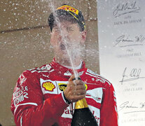 Vettel, el vencedor. (Fuente: AFP) (Fuente: AFP) (Fuente: AFP)