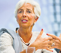 Christine Lagarde, titular del FMI, inició la asamblea de primavera con proyecciones devaluadas para Argentina. (Fuente: AFP) (Fuente: AFP) (Fuente: AFP)