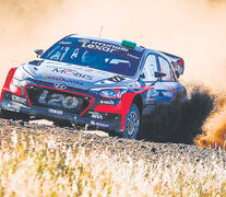 El auto de Hayden Paddon, el año pasado en Córdoba.