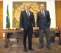 Luis Almagro junto al canciller brasileño, Aloysio Nunes Ferreira. (Fuente: EFE) (Fuente: EFE) (Fuente: EFE)