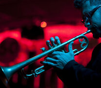 El trompetista santafesino Guillermo Calliero, radicado en Barcelona desde 2006.