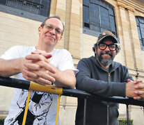 “Queríamos juntar a la generación de 2000, que mantuvo viva la historieta”, dicen Pérez y Liniers. (Fuente: Guadalupe Lombardo) (Fuente: Guadalupe Lombardo) (Fuente: Guadalupe Lombardo)