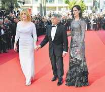 Polanski, su mujer Emmanuelle Seigner y Eva Green ayer en la alfombra roja del Festival de Cannes. (Fuente: AFP) (Fuente: AFP) (Fuente: AFP)