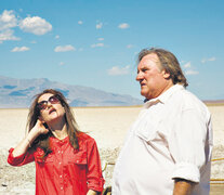 Isabelle Huppert y Gérard Depardieu en el Valle de la Muerte californiano.