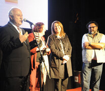 Lifschitz, Chiqui González, Fein y Ríos encabezaron el acto en el Galpón 13. (Fuente: Alberto Gentilcore) (Fuente: Alberto Gentilcore) (Fuente: Alberto Gentilcore)