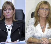 La jueza Alejandra Rodenas y la diputada Claudia Giaccone. ¿Serán las que enfrenten a Rossi?