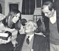 Con Sylvia y Jorge Luis Borges