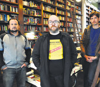 Leandro Donozo, creador de Gourmet musical, Salvador Cristófaro (Fiordo), y Marcos Almada (Alto Pogo). (Fuente: Rafael Yohai) (Fuente: Rafael Yohai) (Fuente: Rafael Yohai)