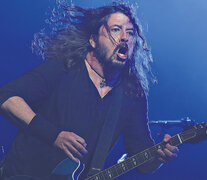 Foo Fighters debió suspender su show hace dos años; esta vez se tomaron una merecida y potente revancha. (Fuente: AFP) (Fuente: AFP) (Fuente: AFP)
