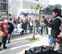 La Asamblea Audiovisual acompañó ayer a los trabajadores del organismo del cine nacional. (Fuente: Guadalupe Lombardo) (Fuente: Guadalupe Lombardo) (Fuente: Guadalupe Lombardo)