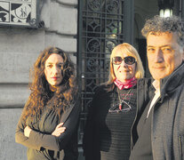 Lorena Vega, Cristina Escofet y Andrés Bazzalo, actriz, autora y director de Yo, Encarnación Ezcurra. (Fuente: Sandra Cartasso) (Fuente: Sandra Cartasso) (Fuente: Sandra Cartasso)