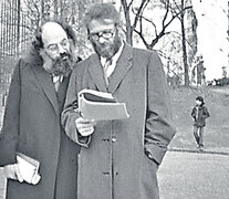 Allen Ginsberg y Jonas Mekas