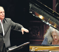 Antes del concierto en el Colón, Barenboim y Argerich brindarán uno gratuito en la plaza contigua.