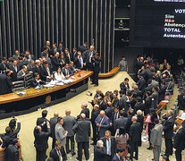 La votación en el Parlamento brasileño favoreció a Temer. (Fuente: AFP) (Fuente: AFP) (Fuente: AFP)