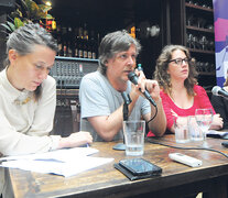 Pablo Braun, Gabriela Adamo, Amalia Sanz y Catalina Labarca, durante la presentación de la programación. (Fuente: Rafael Yohai) (Fuente: Rafael Yohai) (Fuente: Rafael Yohai)