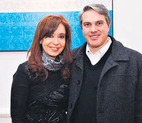 Cristina Kirchner y Darío Golia se reunieron ayer en el Instituto Patria.