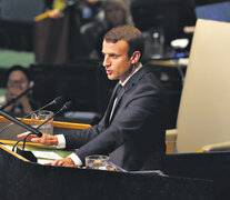 En su debut en la ONU, Macron se presentó como ferviente defensor del multilateralismo. (Fuente: EFE) (Fuente: EFE) (Fuente: EFE)