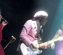 “Somos funk, R&amp;amp;B, disco y dance”, se plantó Nile Rodgers durante el segundo show de Chic. (Fuente: Jorge Larrosa) (Fuente: Jorge Larrosa) (Fuente: Jorge Larrosa)