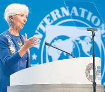 Christine Lagarde, directora gerente del FMI, prevé ajuste en Argentina en 2018 y 2019. (Fuente: AFP) (Fuente: AFP) (Fuente: AFP)
