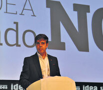 Javier Goñi, gerente general de Ledesma y presidente de IDEA, abrió anoche el Coloquio en Mar del Plata junto a la gobernadora Vidal. (Fuente: Télam) (Fuente: Télam) (Fuente: Télam)