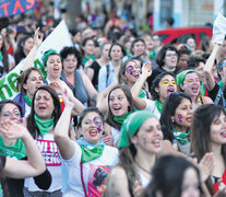 Miles de mujeres marcharon el domingo en la ciudad de Resistencia. (Fuente: Jose Nicolini) (Fuente: Jose Nicolini) (Fuente: Jose Nicolini)