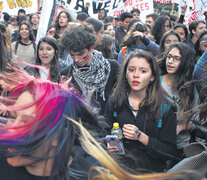Los reclamos de género vienen creciendo dentro del movimiento estudiantil en la ciudad. (Fuente: Leandro Teysseire) (Fuente: Leandro Teysseire) (Fuente: Leandro Teysseire)