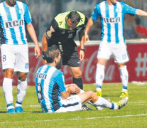 La lesión de Grimi se produjo el sábado en el triunfo por 1-0 ante Tigre por la Superliga.
