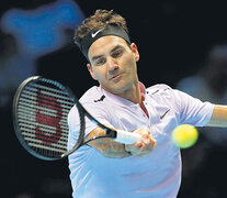 Federer venció con parciales de 6-4, 7-6 ante Jack Sock. (Fuente: AFP) (Fuente: AFP) (Fuente: AFP)