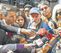 Sergio Maldonado y la abogada Verónica Heredia remarcaron que no modifican su principal hipótesis. (Fuente: Télam) (Fuente: Télam) (Fuente: Télam)