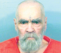 Charles Manson, en una de las últimas fotos tomadas.