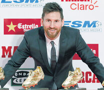 Messi, con sus cuatro Botines de Oro, la misma cantidad que Cristiano Ronaldo. (Fuente: EFE) (Fuente: EFE) (Fuente: EFE)