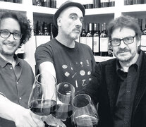 “El mundo del vino es vastísimo, inacabable”, afirman Aldo Graziani, Miguel Rep y Felipe Pigna.