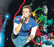 Coldplay no paró de mimar al público argentino con gestos grandilocuentes. (Fuente: Télam) (Fuente: Télam) (Fuente: Télam)
