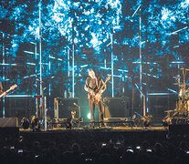 La banda islandesa de post rock Sigur Rós brindó un set notable.