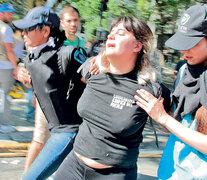 Eva Luna Lillo fue detenida durante la represión a unas cuadras de la plaza del Congreso.