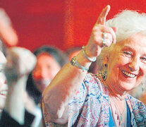 Estela de Carlotto, presidenta de Abuelas de Plaza de Mayo. (Fuente: Leandro Teysseire) (Fuente: Leandro Teysseire) (Fuente: Leandro Teysseire)