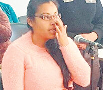 Victoria Aguirre, durante la primera audiencia del segundo juicio.