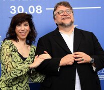 El director mexicano Guillermo del Toro junto la actriz británica Sally Hawkins durante la presentación de su película &amp;quot;La forma del agua&amp;quot; en el Festival de Venecia. (Fuente: EFE) (Fuente: EFE) (Fuente: EFE)