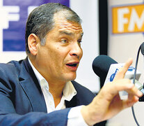 “Las convicciones, el pueblo, la revolución y el futuro están con nosotros”, dijo Correa. (Fuente: EFE) (Fuente: EFE) (Fuente: EFE)