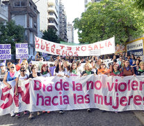 La lucha del movimiento de mujeres apunta a hacer visibles todas las violencias machistas. (Fuente: Andres Macera) (Fuente: Andres Macera) (Fuente: Andres Macera)