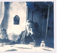 León Buchholz, el abuelo de Philippe Sands, y su hermano Emil, fotografiados en Lemberg, en 1913.