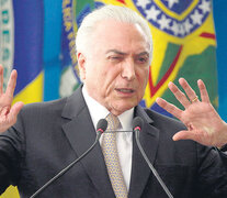 El presidente brasileño Michel Temer, investigado por un supuesto soborno pagado a su partido político. (Fuente: EFE) (Fuente: EFE) (Fuente: EFE)