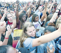 Miles de estudiantes secundarios protestaban ayer en Parkland a causa de la masacre perpetrada por Nikolas Cruz. (Fuente: AFP) (Fuente: AFP) (Fuente: AFP)