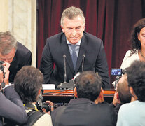 El líder de Cambiemos dio su tercer mensaje ante la Asamblea Legislativa. (Fuente: Joaquín Salguero) (Fuente: Joaquín Salguero) (Fuente: Joaquín Salguero)