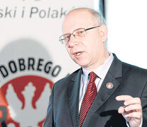 El periodista Maciej Swirski, fundador del Reducto del Buen Nombre, la Liga Polaca contra la Difamación.