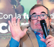 Rodrigo Londoño, candidato del partido de las Farc.