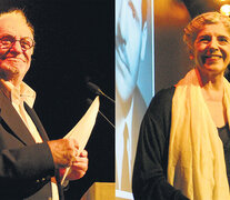 Pepe Soriano y Banegas, participantes del encuentro organizado por el Instituto Internacional del Teatro. (Fuente: Leandro Teysseire) (Fuente: Leandro Teysseire) (Fuente: Leandro Teysseire)